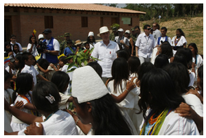 Inauguración kankawurwa.  Foto: Amado Villafaña, Organización Gonawindua